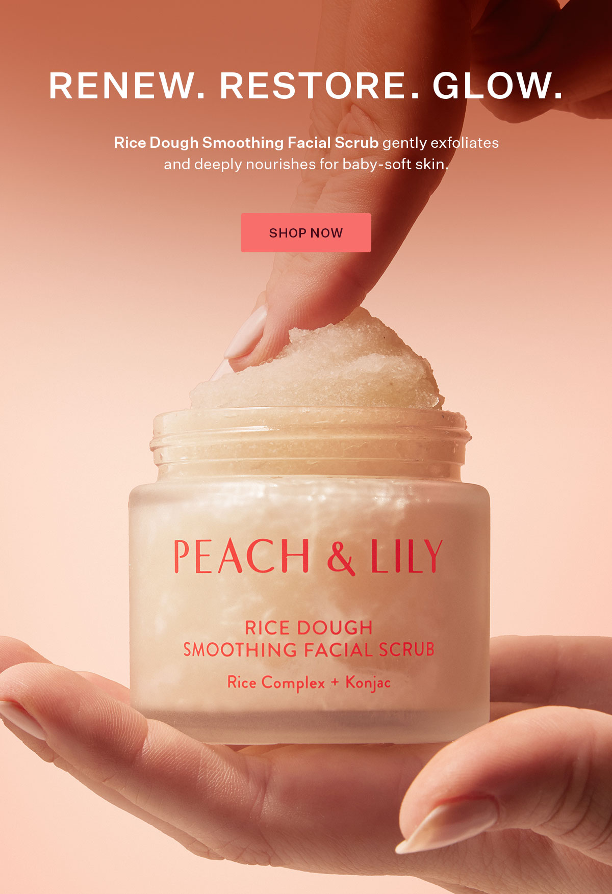 Rice Dough Smoothing Facial Scrub