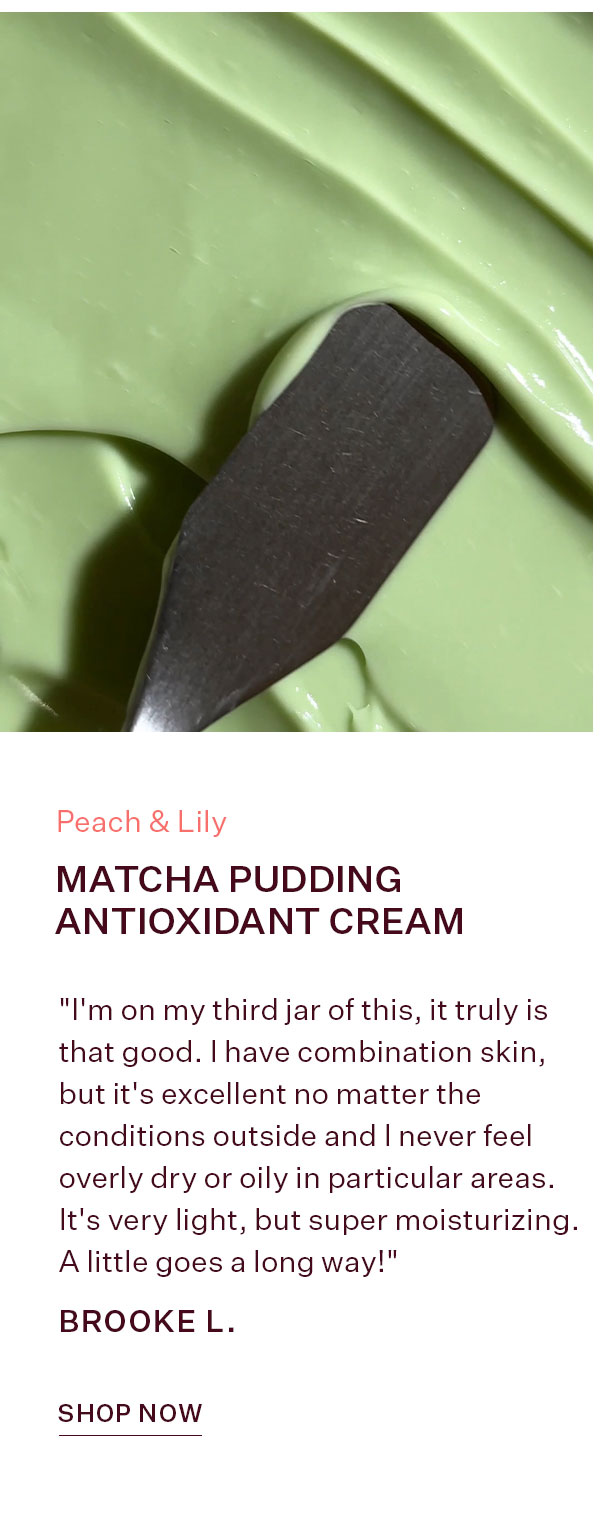 Matcha Pudding Antioxidant Cream