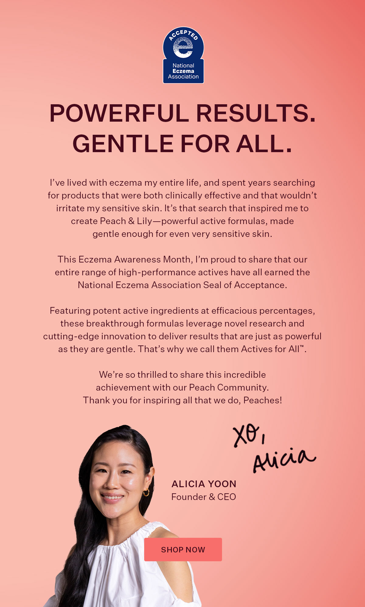 Powerful Results. Gentle for All.