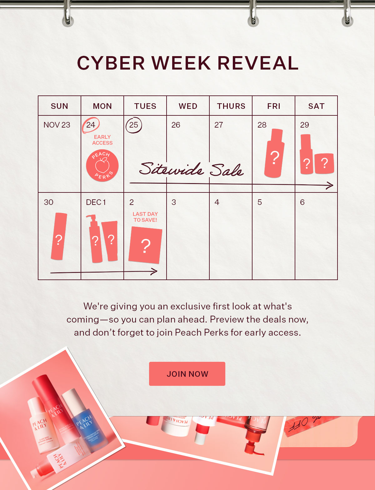 Join Peach Perks Now
