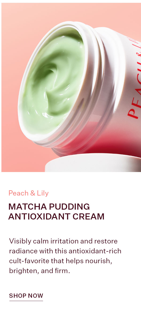 Matcha Pudding Antioxidant Cream