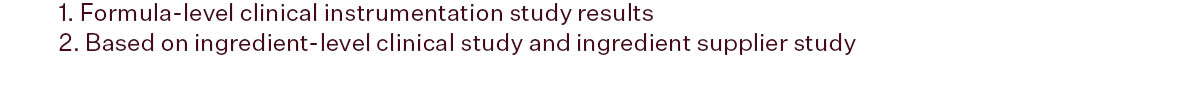 1. Formula-level clinical instrumentation study results