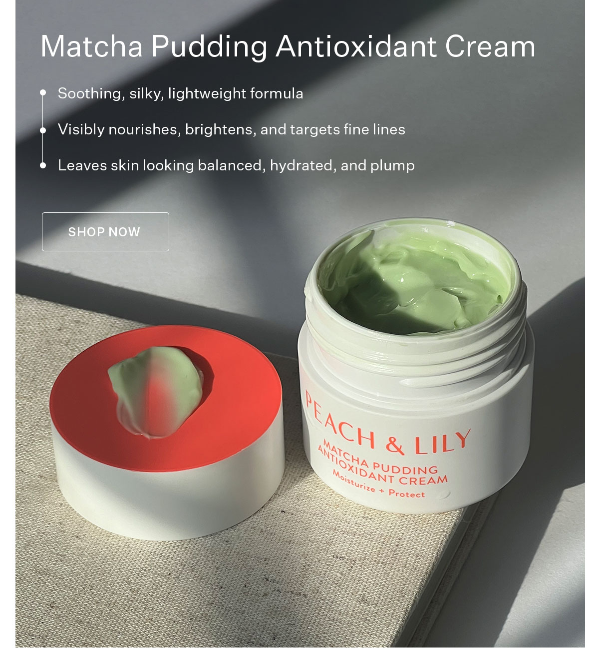 Matcha Pudding Antioxidant Cream