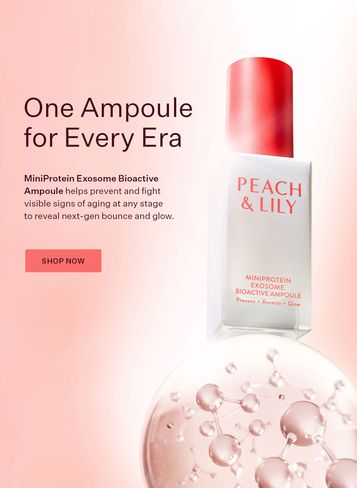 One Ampoule for Every Era: MiniProtein Exosome Bioactive Ampoule