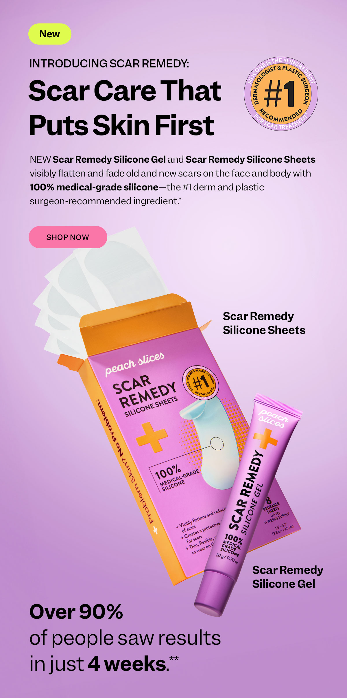 NEW: Scar Care That Puts Skin First