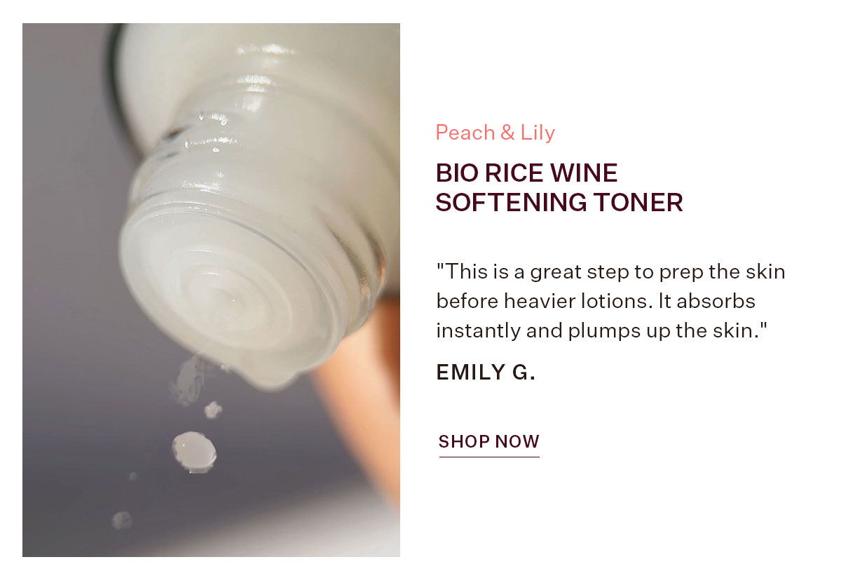Bio Rice Wine Softening Toner