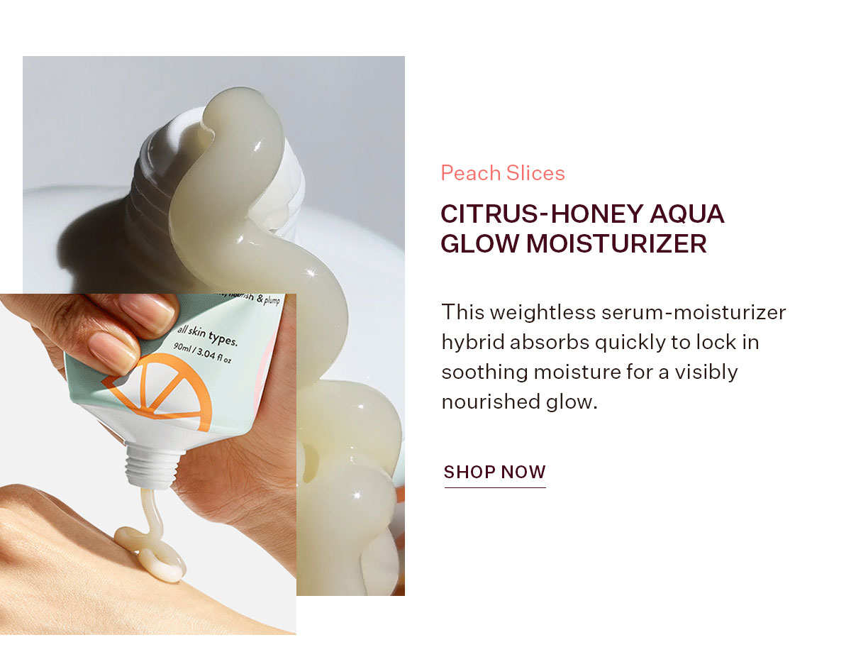 Citrus-Honey Aqua Glow Moisturizer