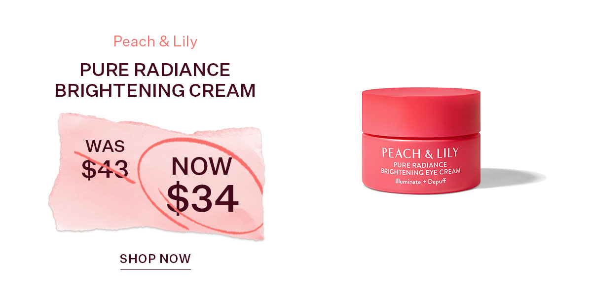 Pure Radiance Brightening Eye Cream
