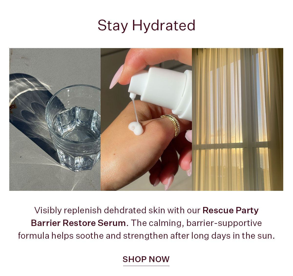 Stay Hydrated