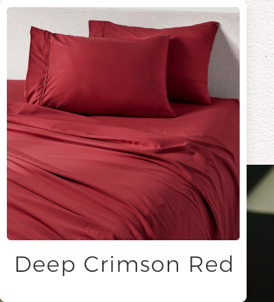 deep-crimson-red-sheet-set