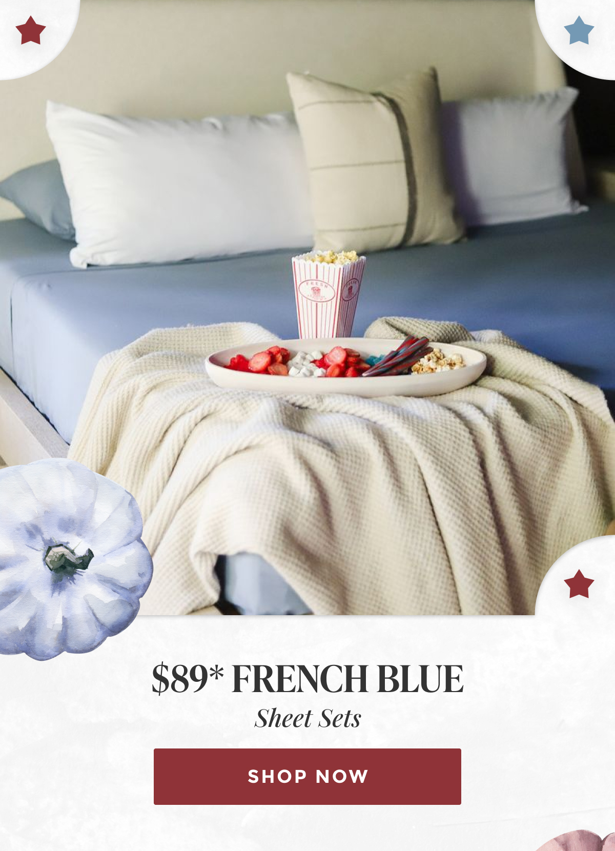 french-blue-sheet-set