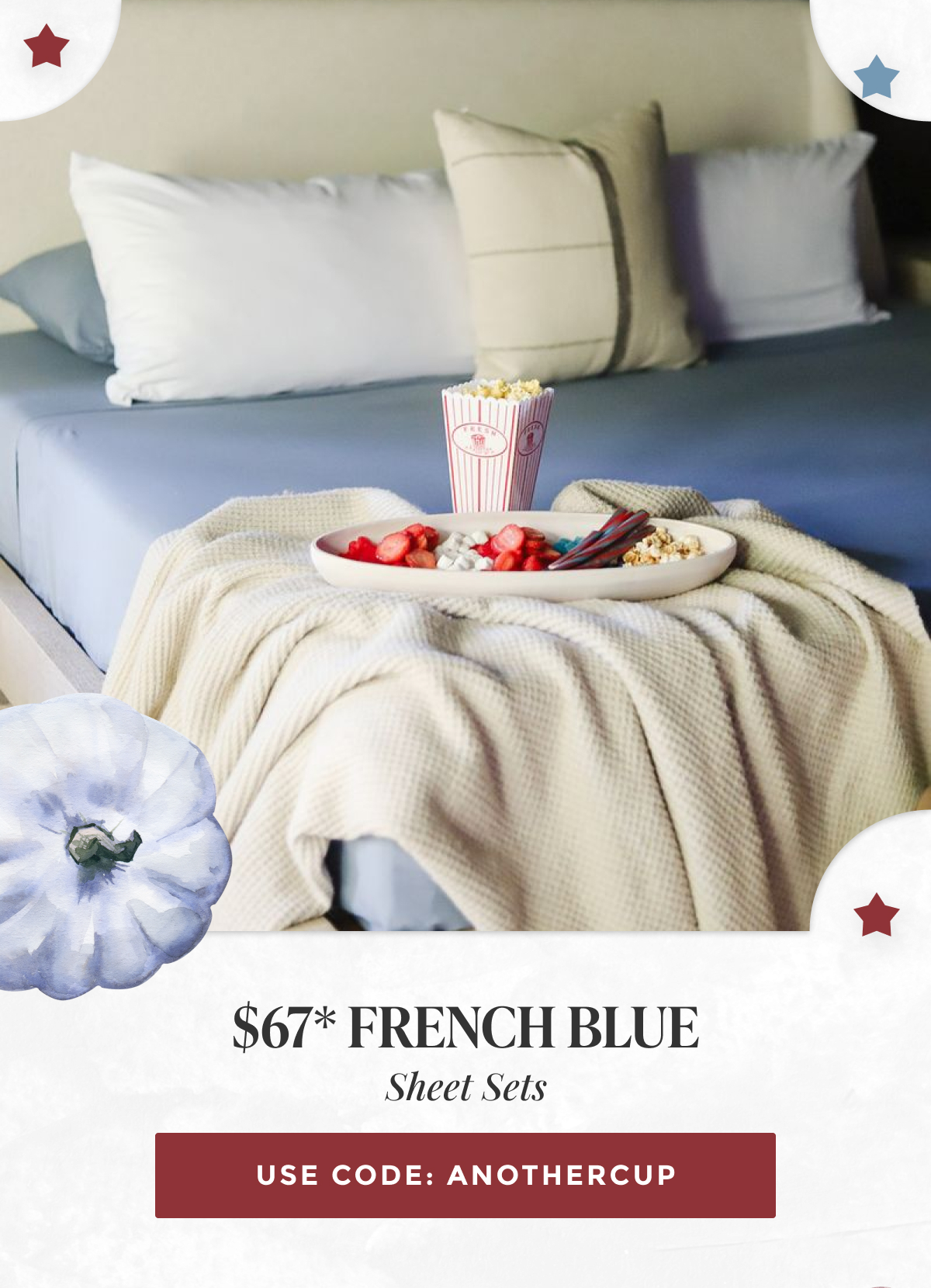 french-blue-sheet-set