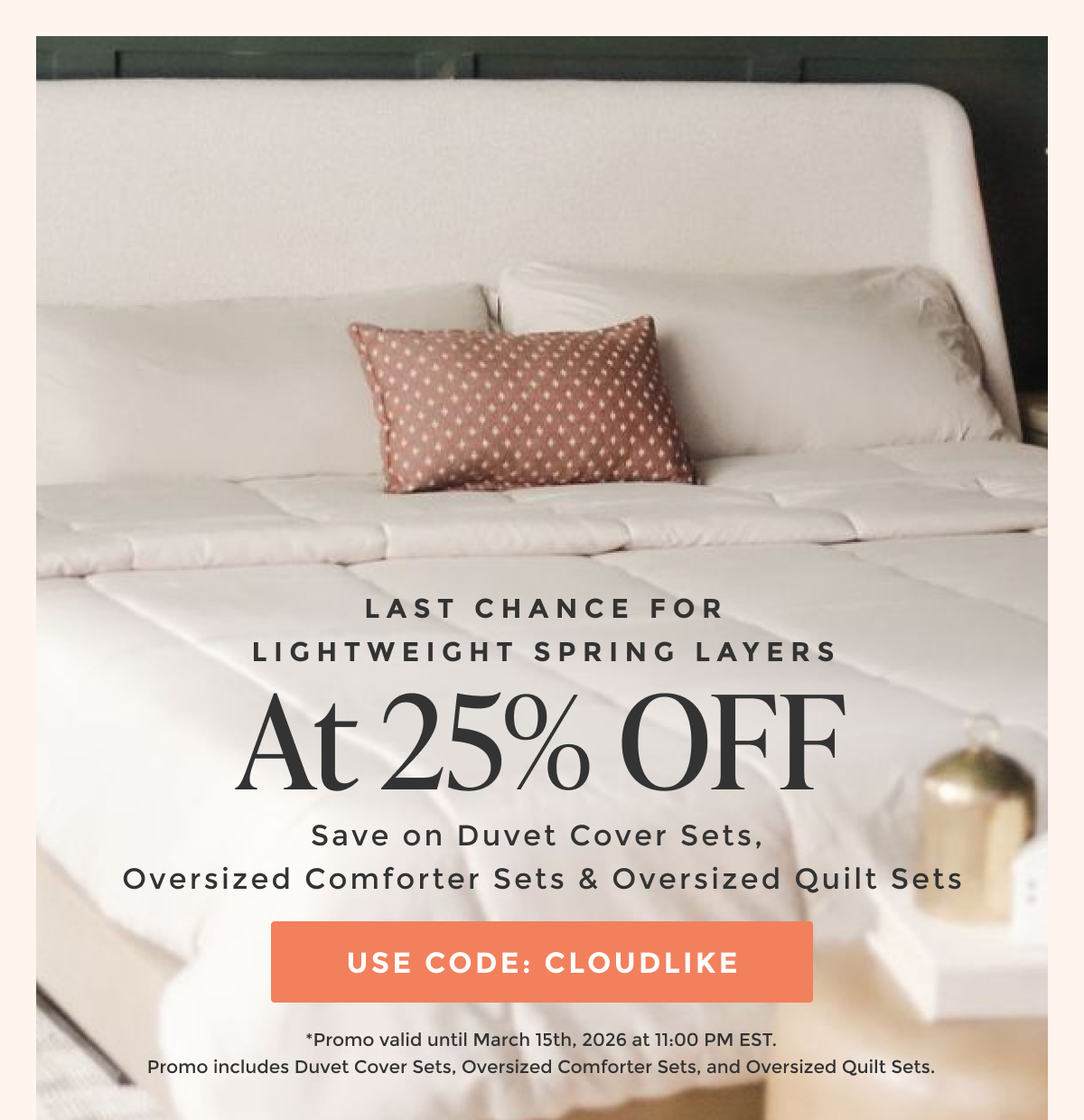 Save on Duvet Cover Sets, Oversized Comforter Sets & Oversized Quilt Sets