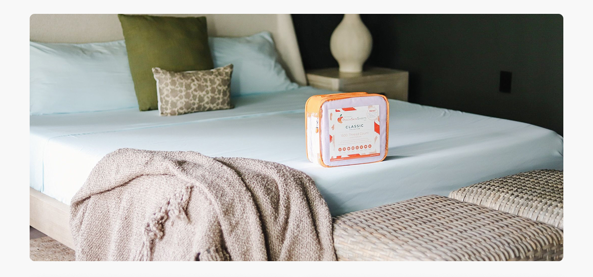 bedding set up