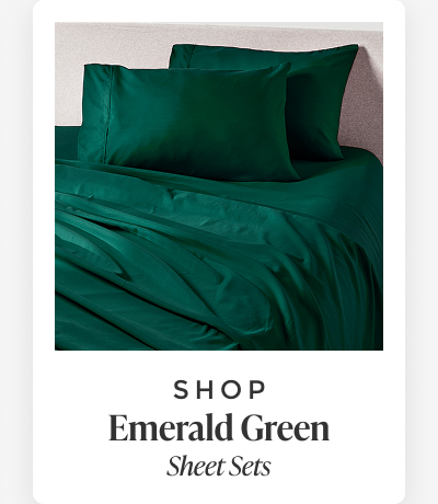 shop emerald-green-sheet-set