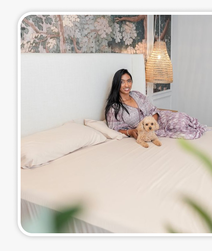 Shop our March $89/$109 Colors of the Month almond-ivory-sheet-set
