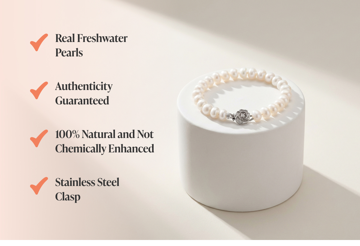 Get a FREE Pretty As A Peach 7' Freshwater Pearl Bracelet*