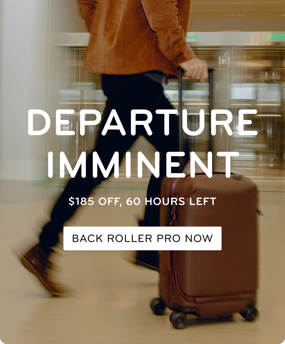 Departure Imminent: 60 hours left