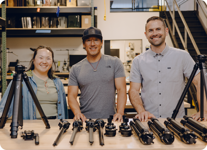 Jimmy with our Tripod Engineers