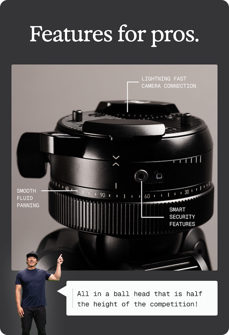 Features for Pros