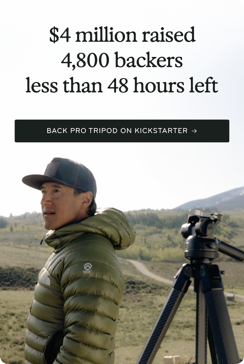 Back Pro Tripod on Kickstarter