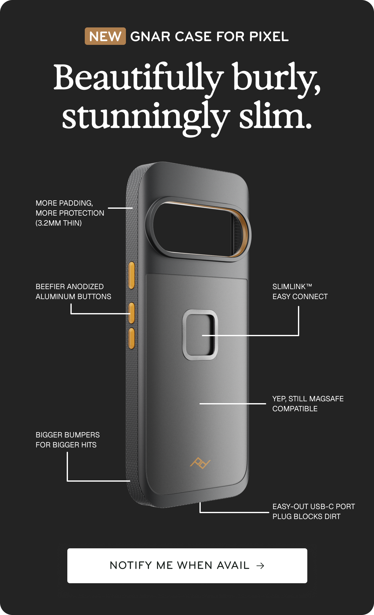 GNAR: Beautifully burly, stunningly slim