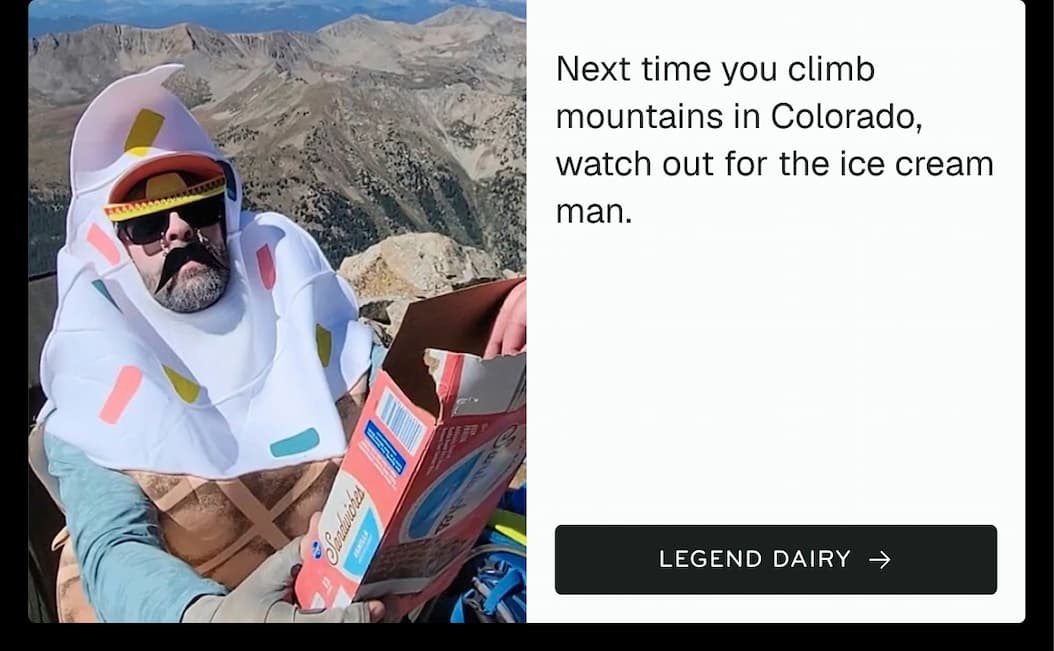 Colorado Ice Cream Man