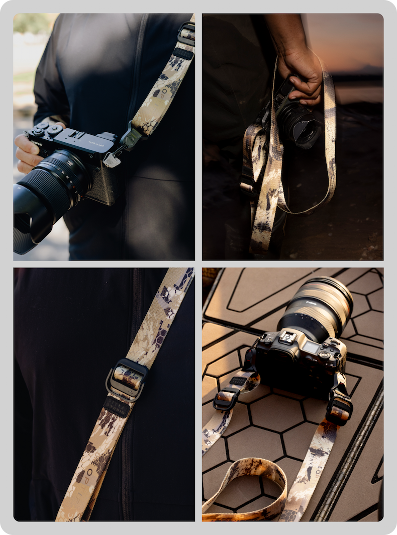 Four Sitka strap images