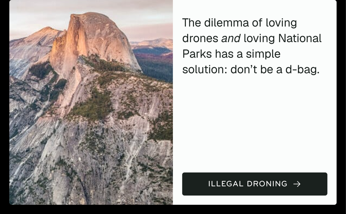 Illegal Droning In Yosemite