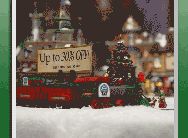 Up to 30% off Everything