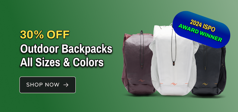 30% off Outdoor Backpacks