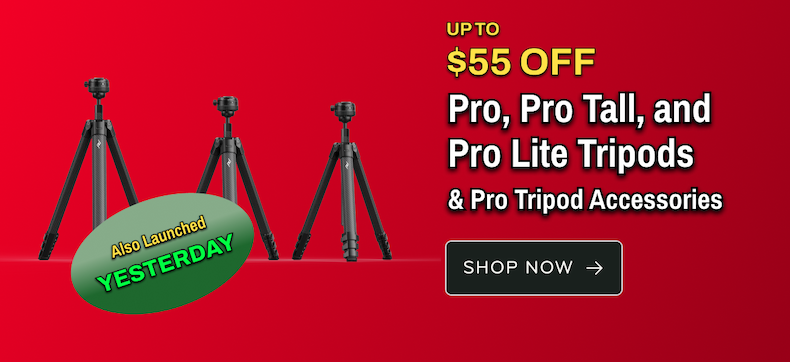 $55 off Pro Tripods