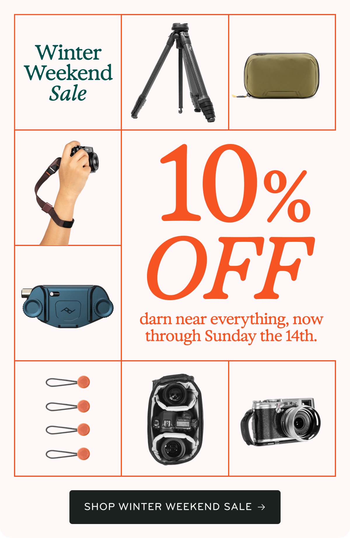 10% off darn near everything