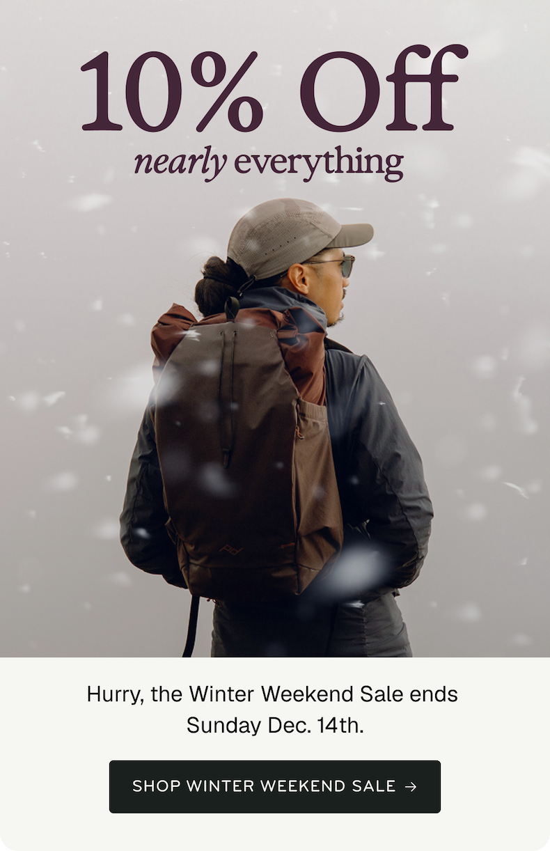 10% off nearly everything, now through Sunday