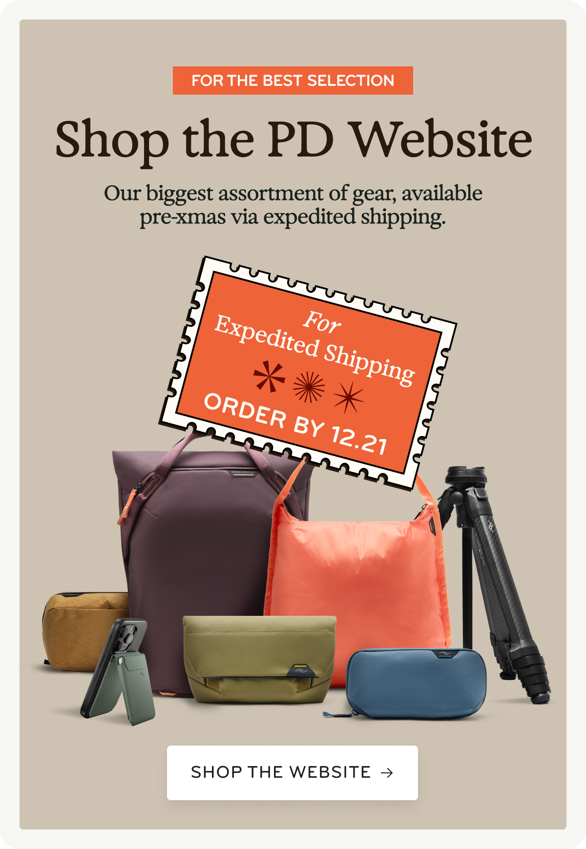Shop the PD Website