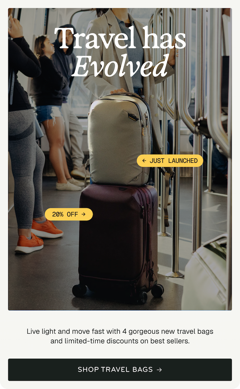 Travel has evolved.