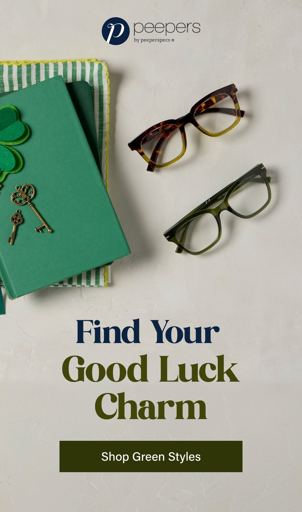 Find Your Good Luck Charm Shop Green Styles