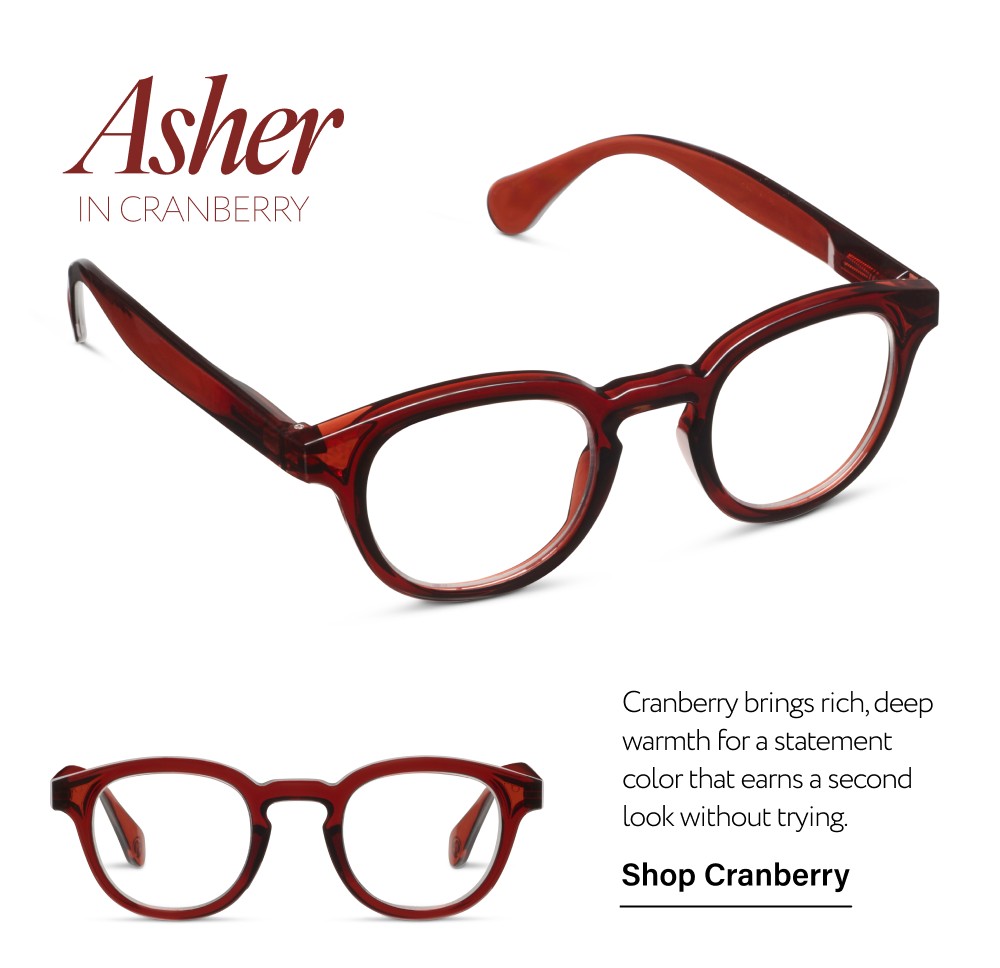 Asher In Cranberry Cranberry brings rich, deep warmth for a statement color that earns a second look without trying. Shop Cranberry