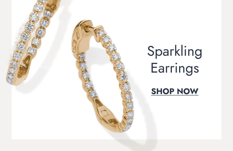 Sparklingh Earrings. Click here to Shop Now