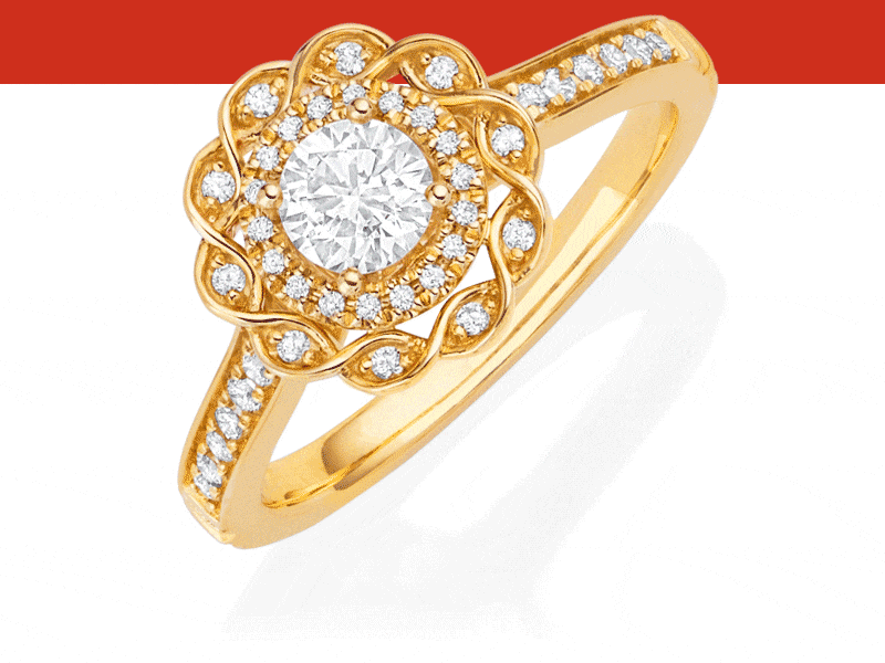 GIF showcasing beautiful Gold and Gemstone Jewellery, available during out closeouts sale.