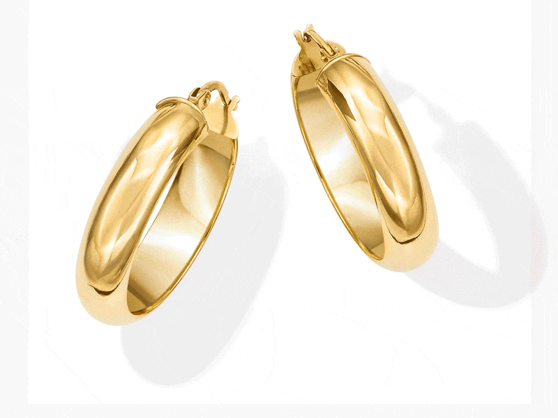 GIF showcasing beautiful Reaura 10K and 14K Gold Jewellery
