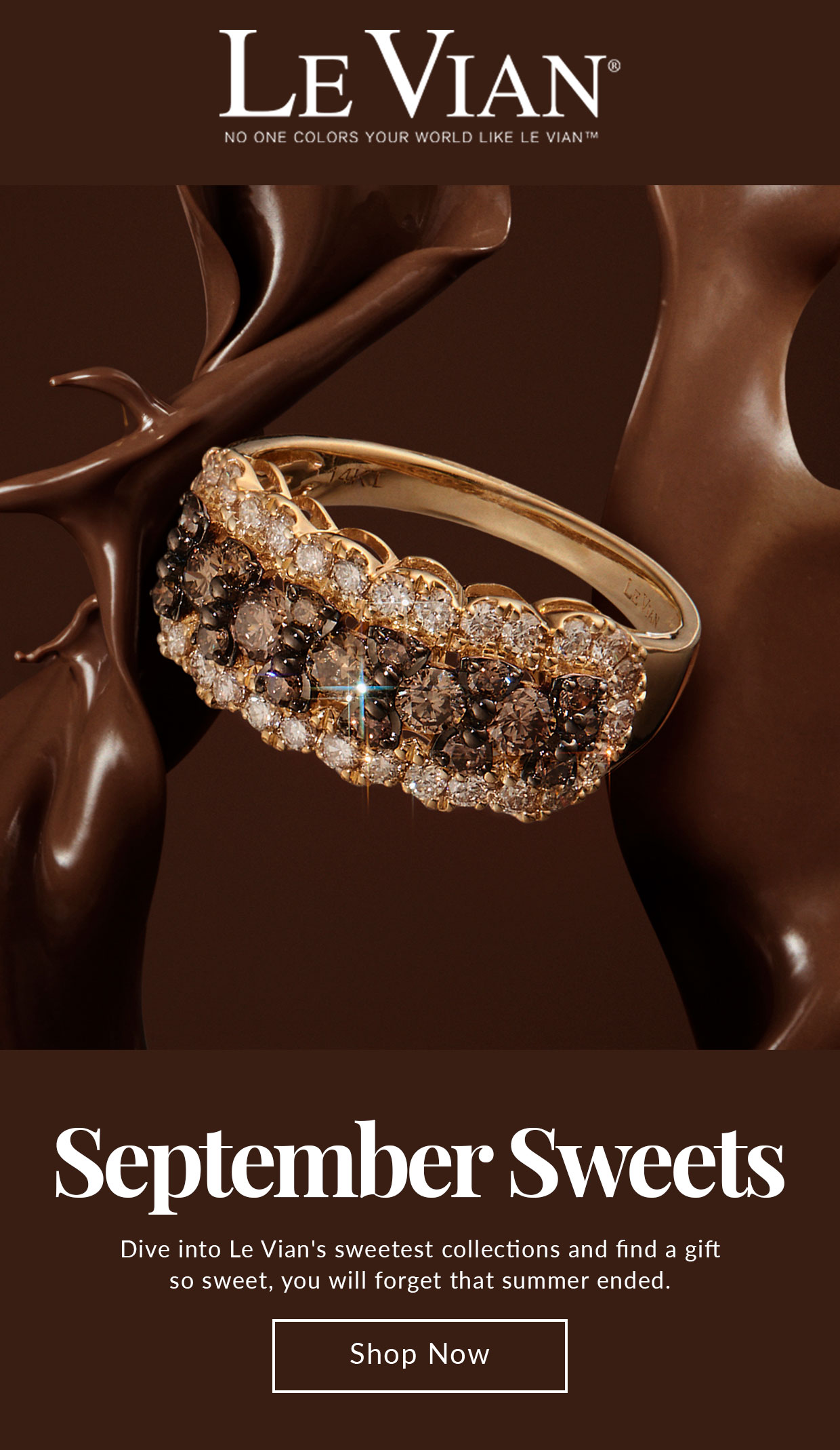 September Sweets. Dive into Le Vian's sweetest collections and find a gift so sweet, you will forget that summer ended. Shop Le Vian now.