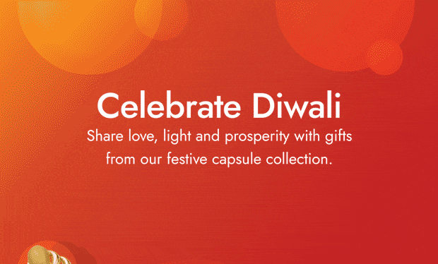 Celebrate Diwali. Share love, light and prosperity with gifts from our festive capsule collection