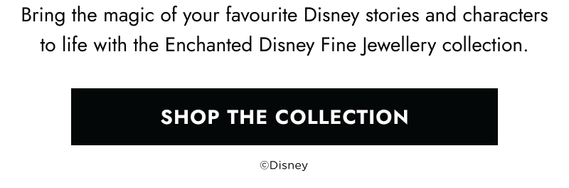 Bring the magic of your favourite Disney stories and characters to life with the Enchanted Disney Fine Jewellery collection. Click here to shop the collection.
