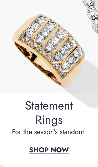 Click here to shop Statement rings. For the season's standout.