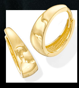 Click shop gold earrings
