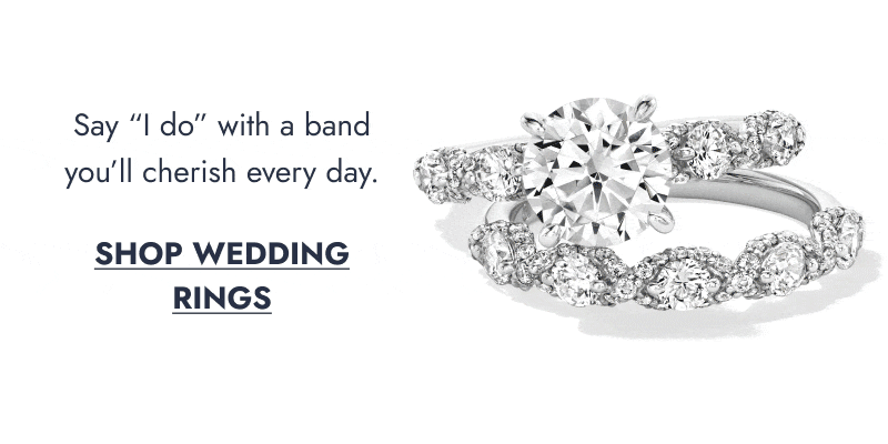 Emmy London Lab-Grown Diamond, white gold Bridal Set. click shop wedding rings.