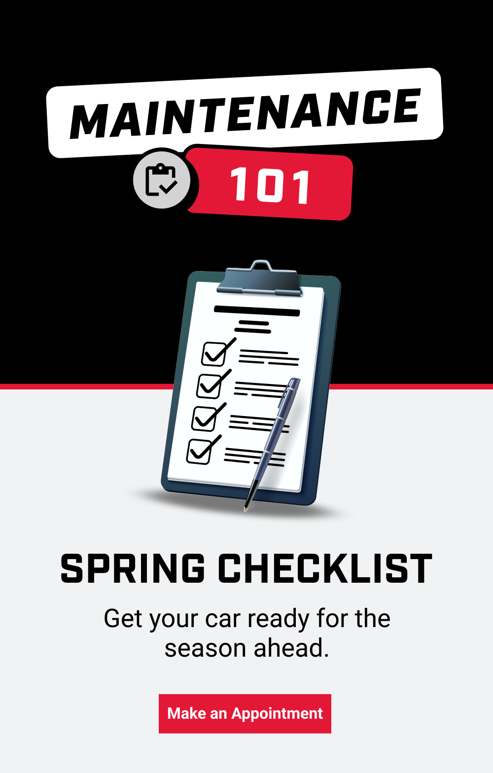 MAINTENANCE 101