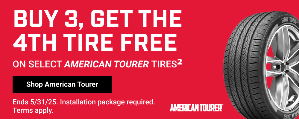 BUY 3, GET THE 4TH TIRE FREE(2)