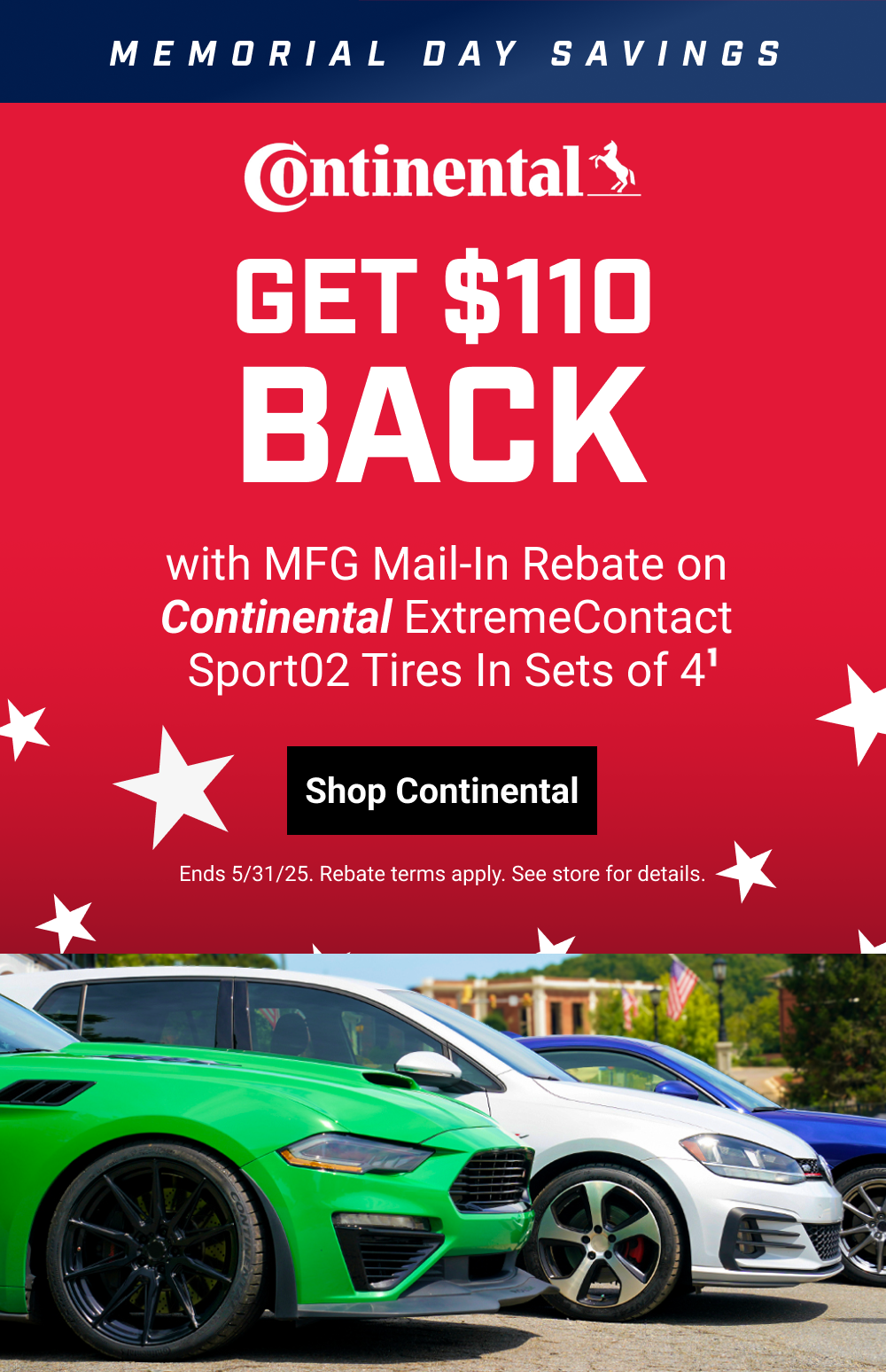 GET $110 BACK(1)